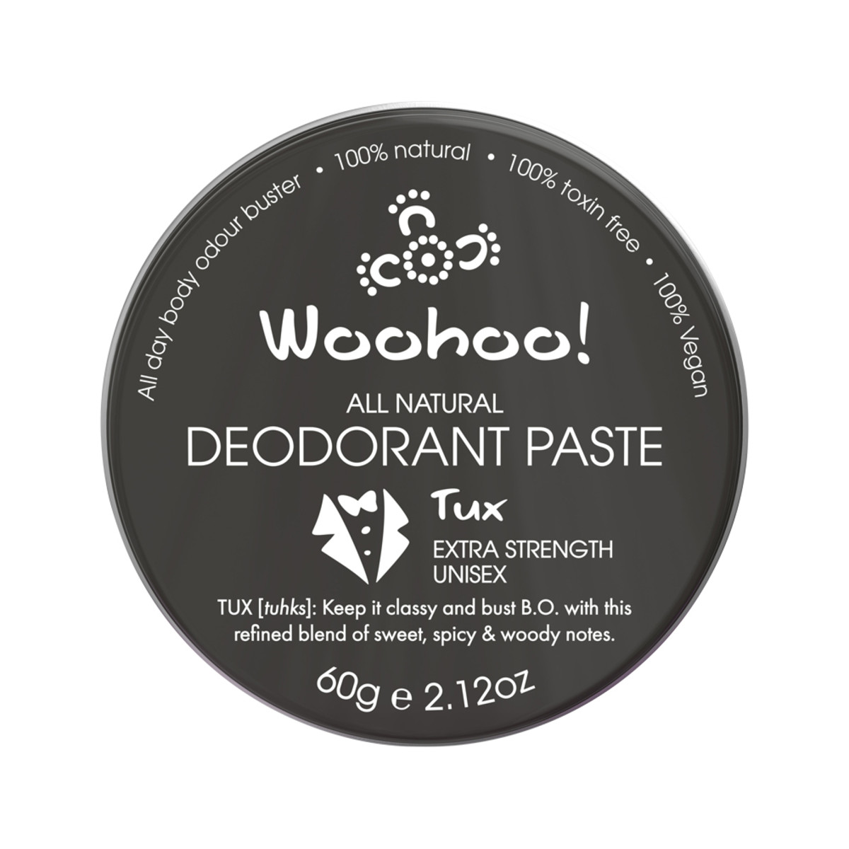 Deodorant Paste Tin Tux Extra Strength 60g